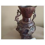 Metal vase - 14.5H