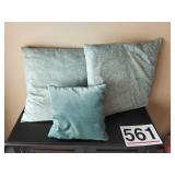 Green pillows