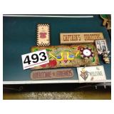 Wood signs