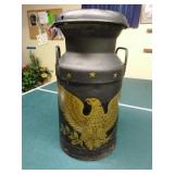 Antique dairy milk can