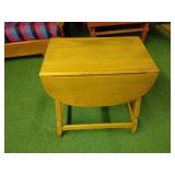 Side folding table