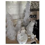 Christmas items glass
