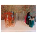 Variety of plastic cups
