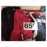 Chiefs shirt, Starter jacket and Knightsbridge