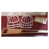 Ball cap forms, picture and canes