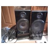 Computer keyboard, mousepad, mouse - 3, speakers