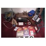 Telephones, cords and misc