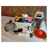 Cheese grater, strainer, juicers,  etc