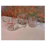 Pyrenees and Anchor measuring glasses