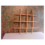 Decorative wall shelf