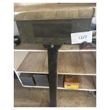 Mailbox plastic with mounting pole fits over 4 x