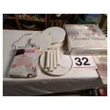 Wilton cake baking set - pans, tiers, book and