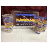 Summer fish and beach set.