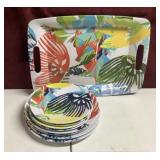 Food plater with matching plates