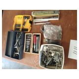 Exacto knife set and assorted tools