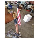 Flag and flag poles