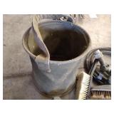 Canvas tool bucket, scrubber brushes and misc