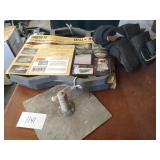 Quikrete walk maker, cement tool and tool belt