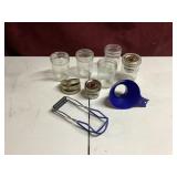 Canning jars, and items