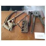 HAck saws, drill bits and misc