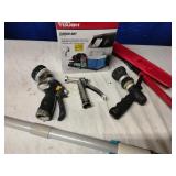 Hose sprayers and cargo net