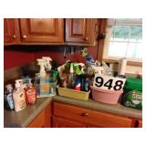 Cleaners,soaps, sponges, etc