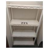 Plastic shelves - 4 shelf