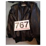 Members Only leather jacket - sz 46