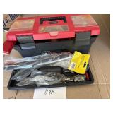 Toolbox with electrical items