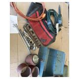 Extension cords, miscellaneous sockets sandpaper