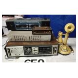 Antique Home Phone & Miscellaneous Electronics
