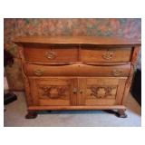 Solid wood hutch (W 48