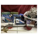 Assortment of Christmas lights-sting lights,