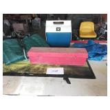 Emergency Warning Triangle, Tarps, Mini Cooler