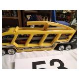 Hot Wheels transporter w/cars