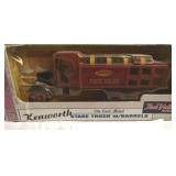 Kenworth stake truck w/ barrels metal