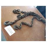 Log chain 12 ft - has repaired link