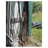Electric  fence stakes , rebar