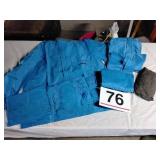 2 size Large Stearn rain jackets and pants and a