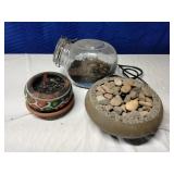 Rock water decor  and outside decor