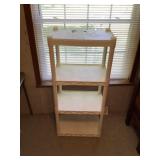 White shelfW 1ft 10 inchH 4.5 ftD 1ft 2.5