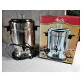 Stainless steel coffee urn