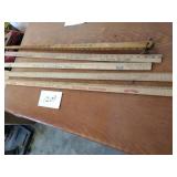 Advertising yard sticks - 5 - 1 square