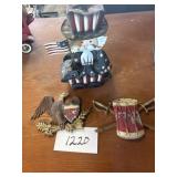 Uncle Sam decor metal