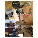 Delta drill press w/ attached drill bit holder