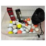 Golf balls and teee