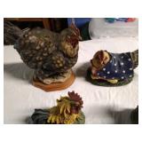 Hens and roosters