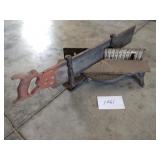 All metal mitre box saw