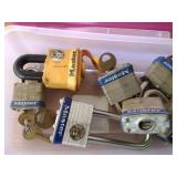 Padlocks w/ keys