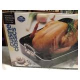 Non-stick roasting pan w/rack